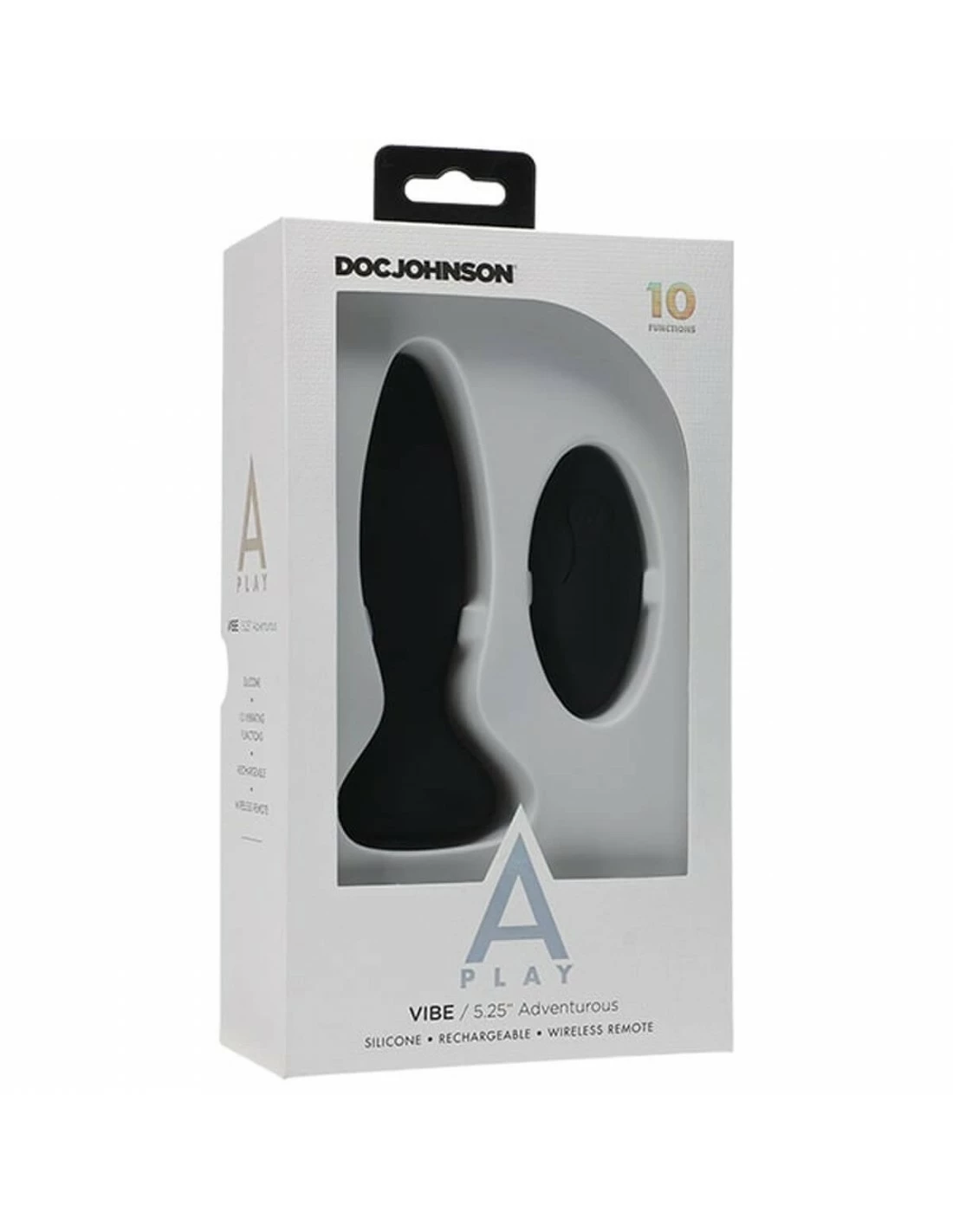 A Play A-play Vibe Adventurous Vibrerende Buttplug Zwart - Afbeelding 2