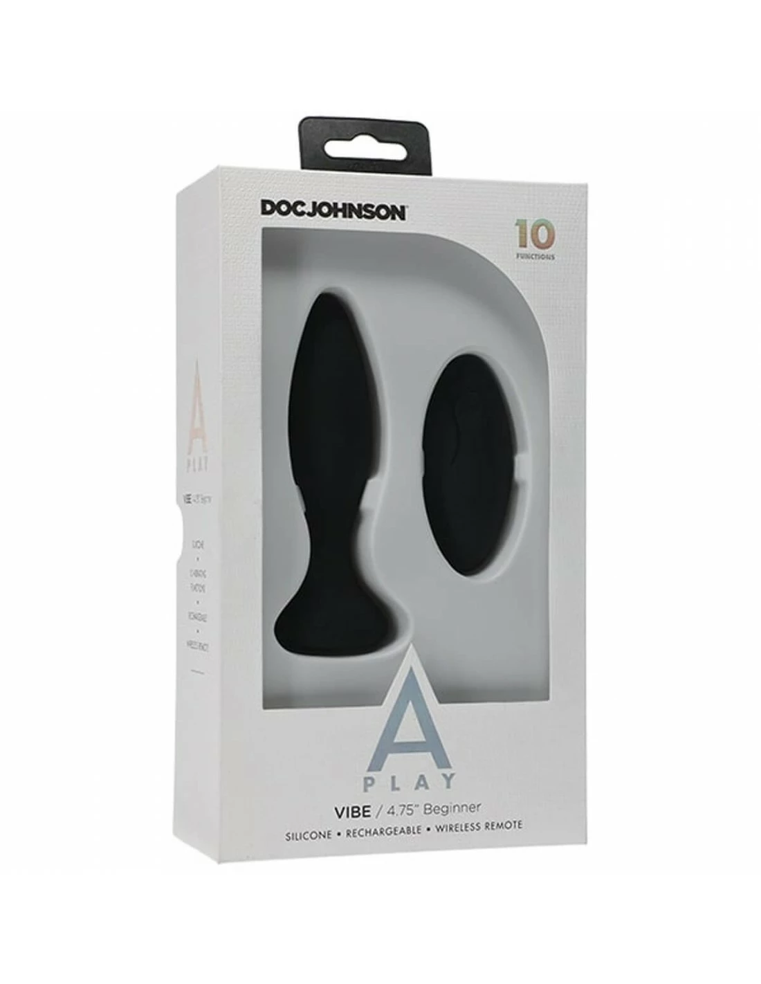 A Play A-play Vibe Beginner Vibrerende Buttplug Zwart - Afbeelding 2