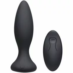 A Play A-play Vibe Beginner Vibrerende Buttplug Zwart