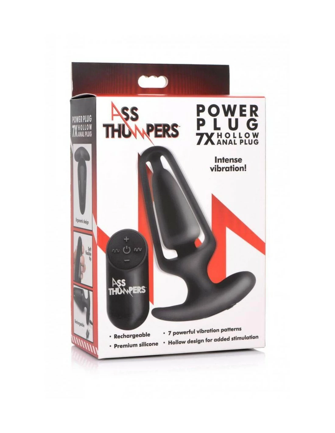 Ass Thumpers Power Vibrerende Anaal Plug Met Afstandsbediening - Afbeelding 5