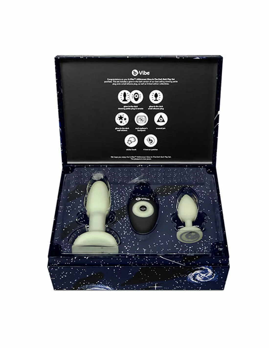 Fun Toys B-vibe Asstronaut Glow In The Dark Butt Play Set - Afbeelding 8