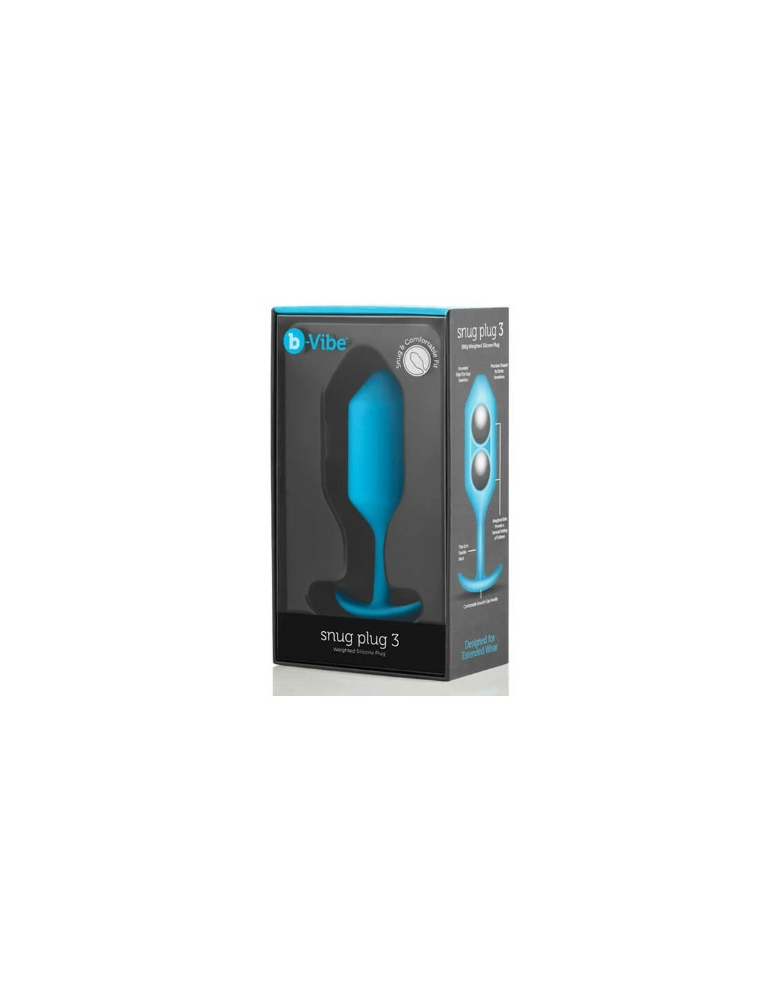 Fun Toys B-vibe Snug Plug 3 Teal - Afbeelding 6