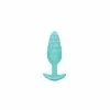Fun Toys B- Vibe Swirl Texture Plug Blue