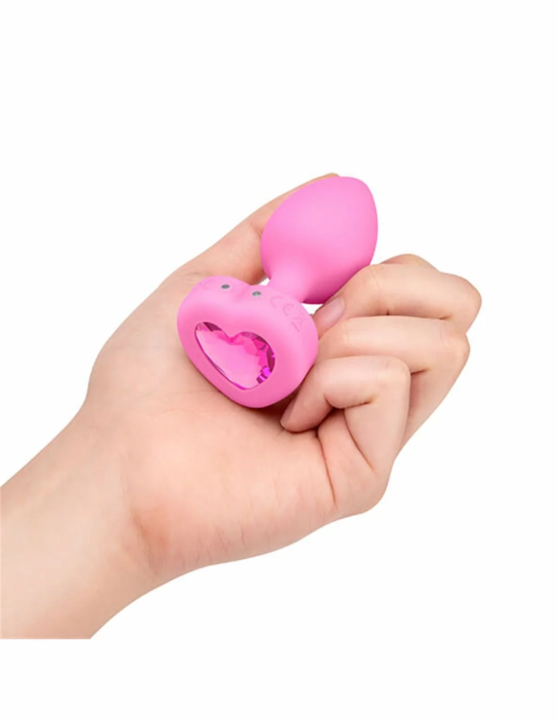 Fun Toys B-vibe Vibrating Heart Plug SM Pink - Afbeelding 8