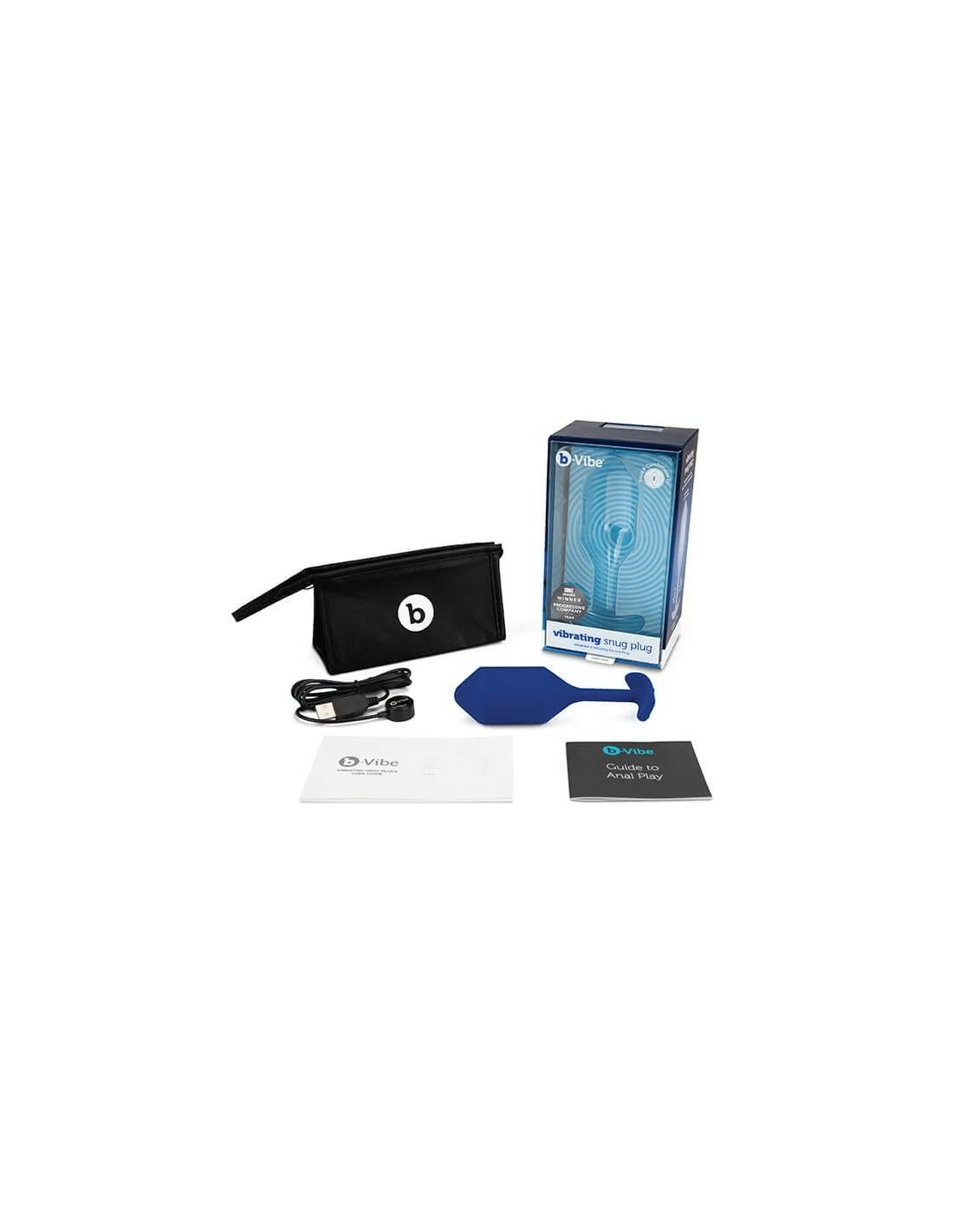 Fun Toys B-vibe Vibrerende Snug Plug XL Blauw - Afbeelding 5