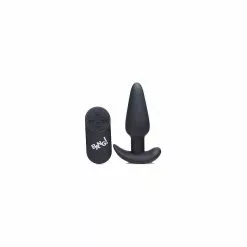 Bang! Bang 21X Vibrating Silicone Butt Plug Remote Controlled Black