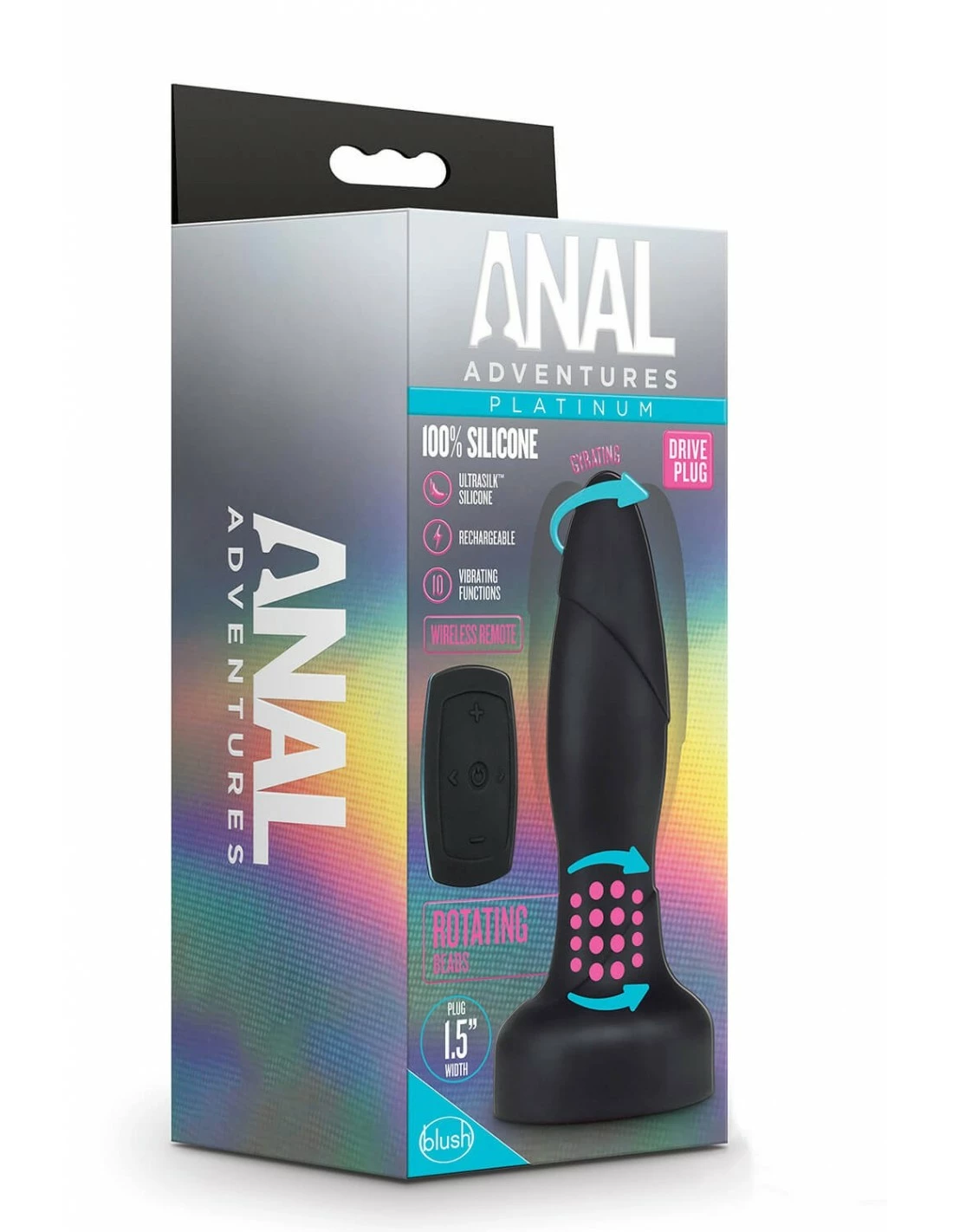 Blush Anal Adventures Platinum Drive Plug - Afbeelding 4