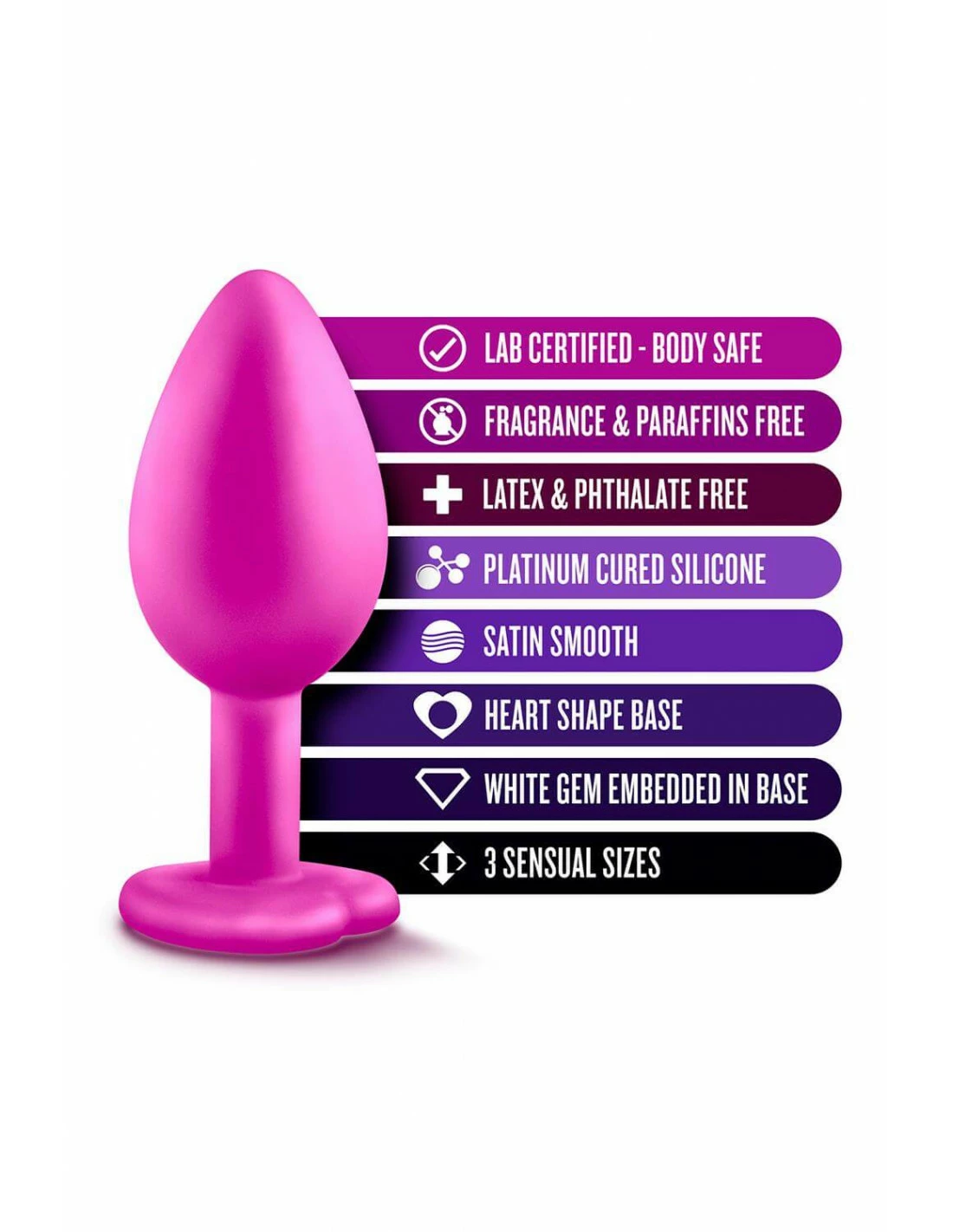 Blush Luxe Bling Plugs Training Kit Pink - Afbeelding 5