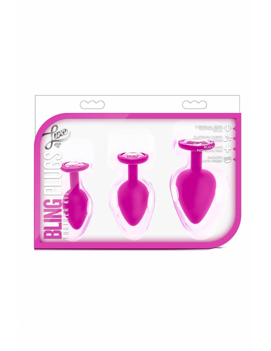 Blush Luxe Bling Plugs Training Kit Pink - Afbeelding 8