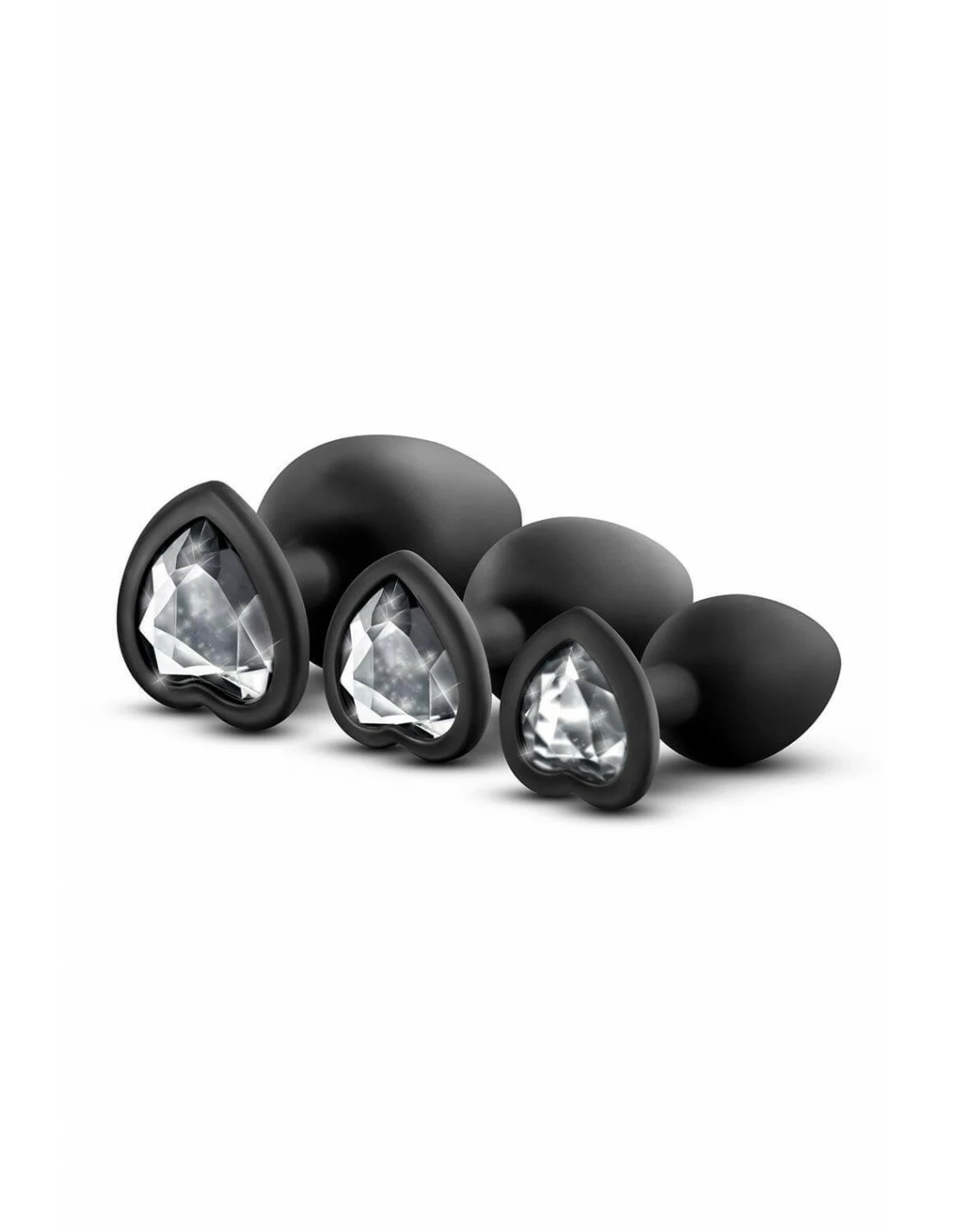 Blush Luxe Bling Plugs Training Kit White Gems