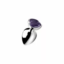 Booty Sparks Booty Gemstones Amethyst Heart Anal Plug Large