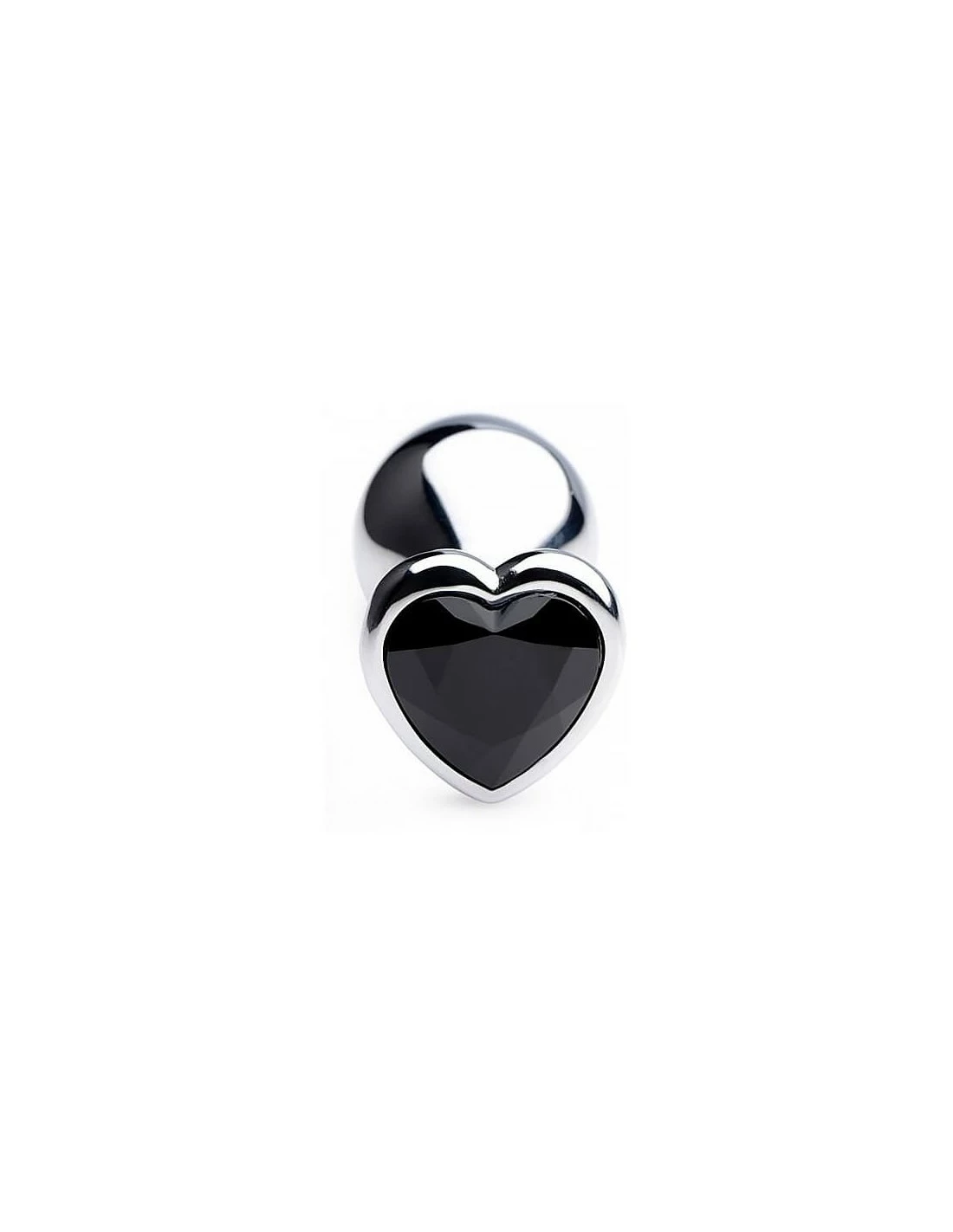 Booty Sparks Black Heart Gem Anal Plug Medium - Afbeelding 3