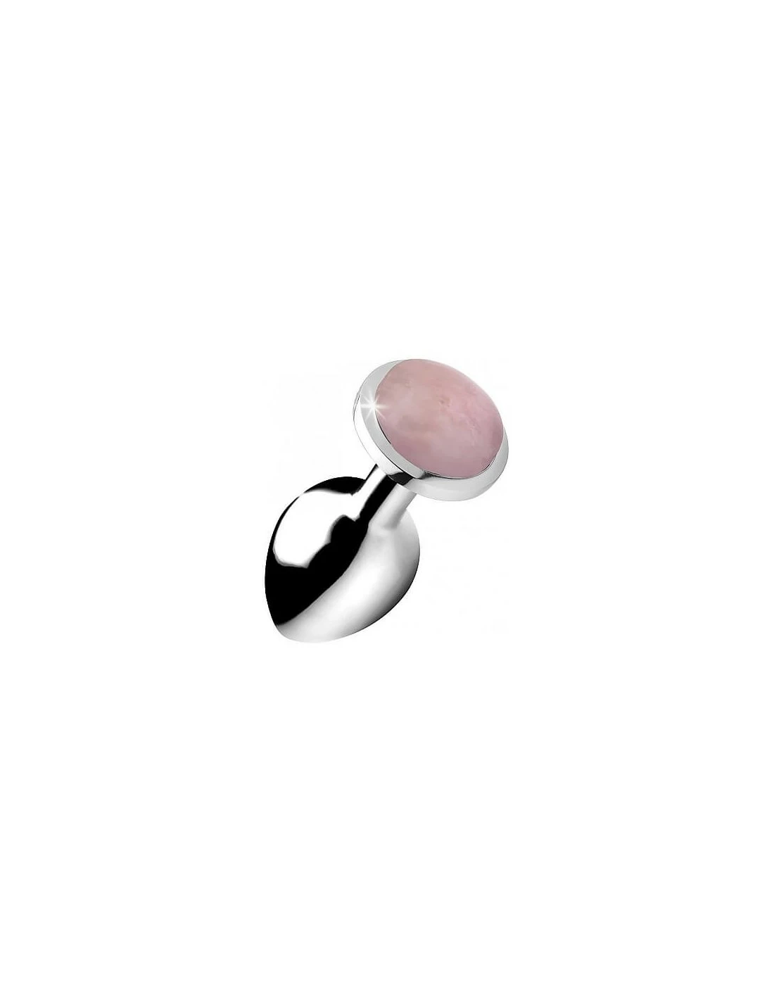 Booty Sparks Gemstones Rose Quartz Gem Anal Plug Medium