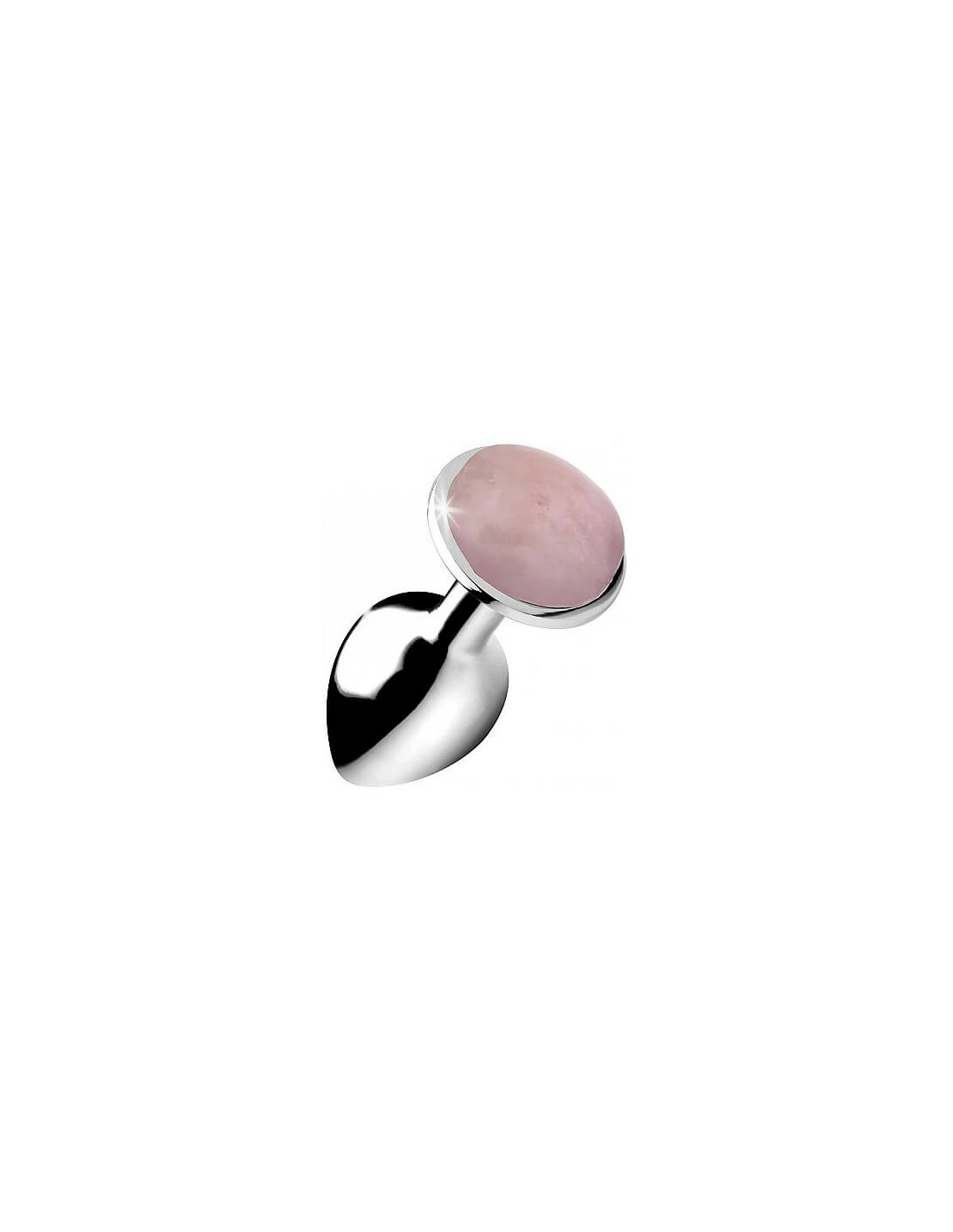 Booty Sparks Gemstones Rose Quartz Gem Anal Plug Small