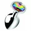 Booty Sparks Rainbow Gem Buttplug Middel
