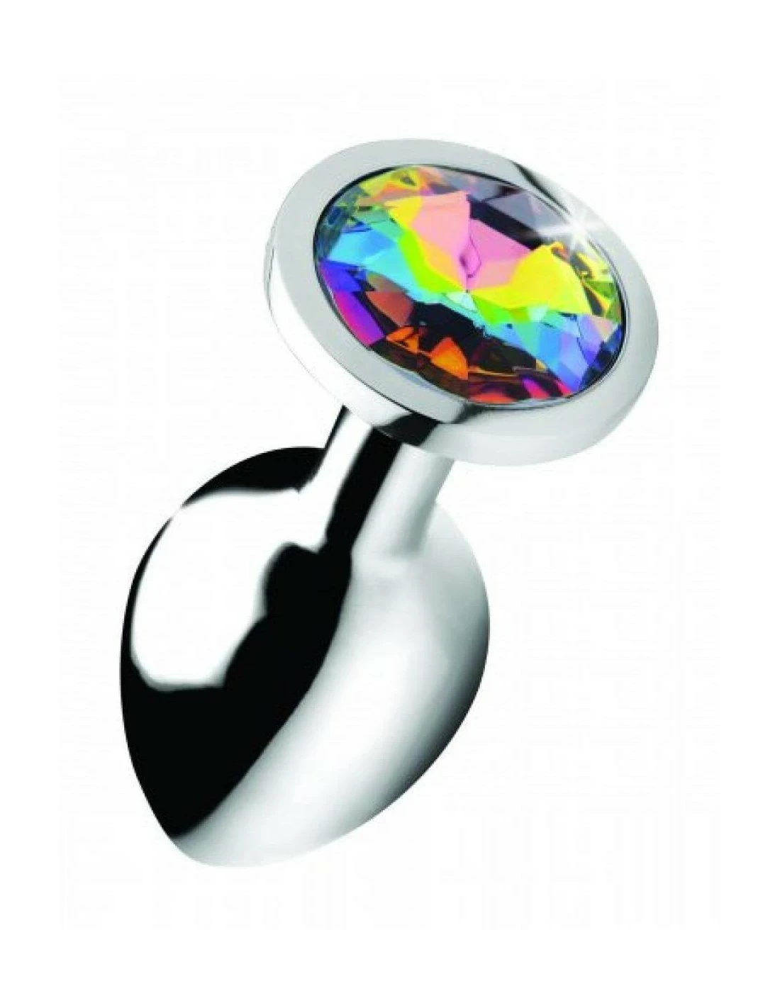 Booty Sparks Rainbow Gem Buttplug Middel