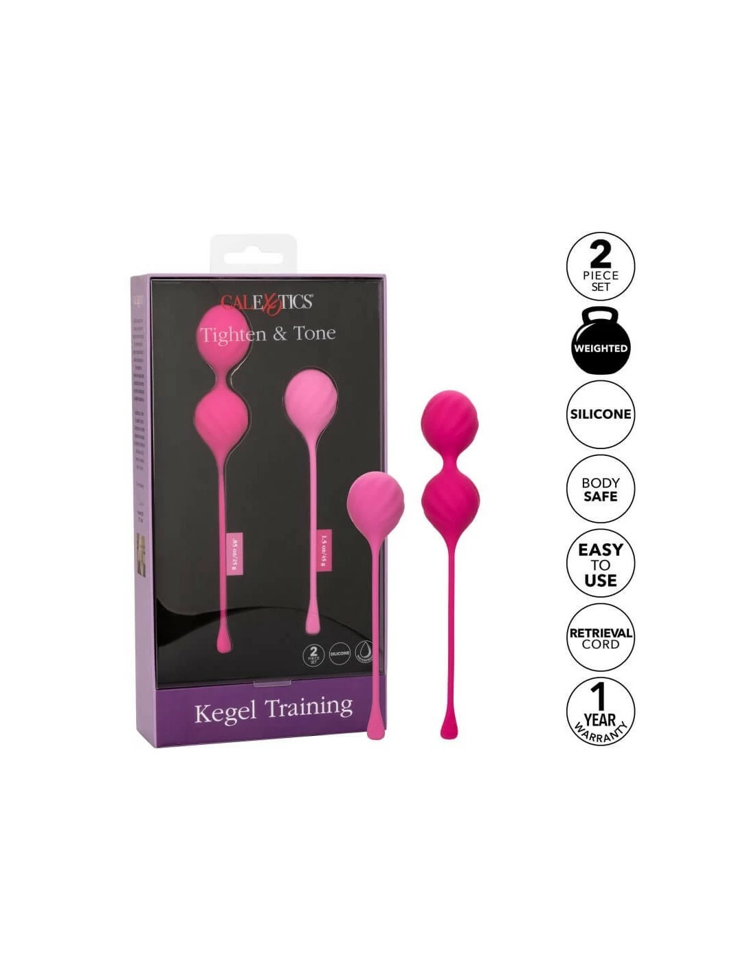 California Exotic Novelties CalExotics Kegel Training 2 Pcs - Afbeelding 6