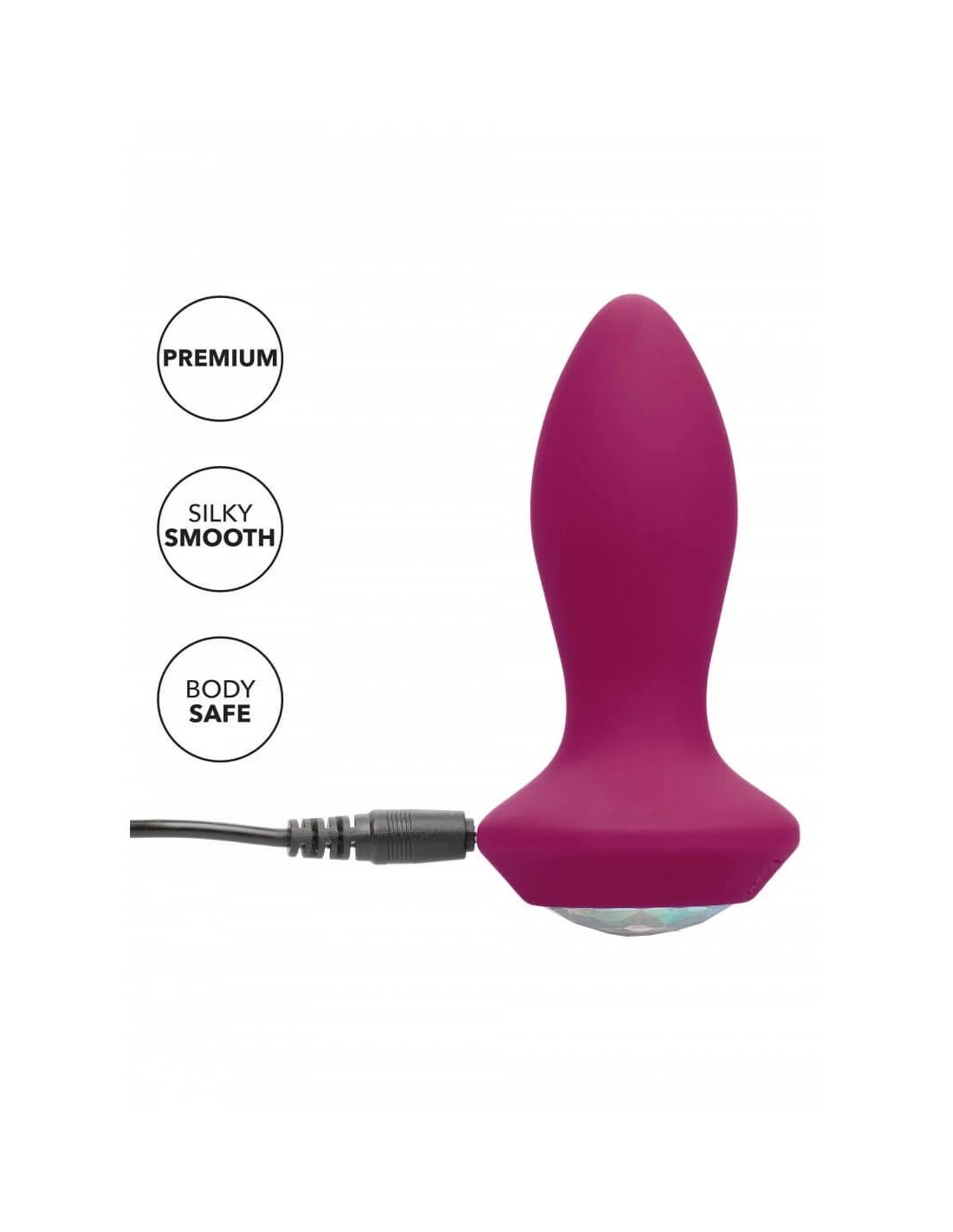 California Exotic Novelties CalExotics Vibrating Petite Crystal Probe Purple - Afbeelding 5