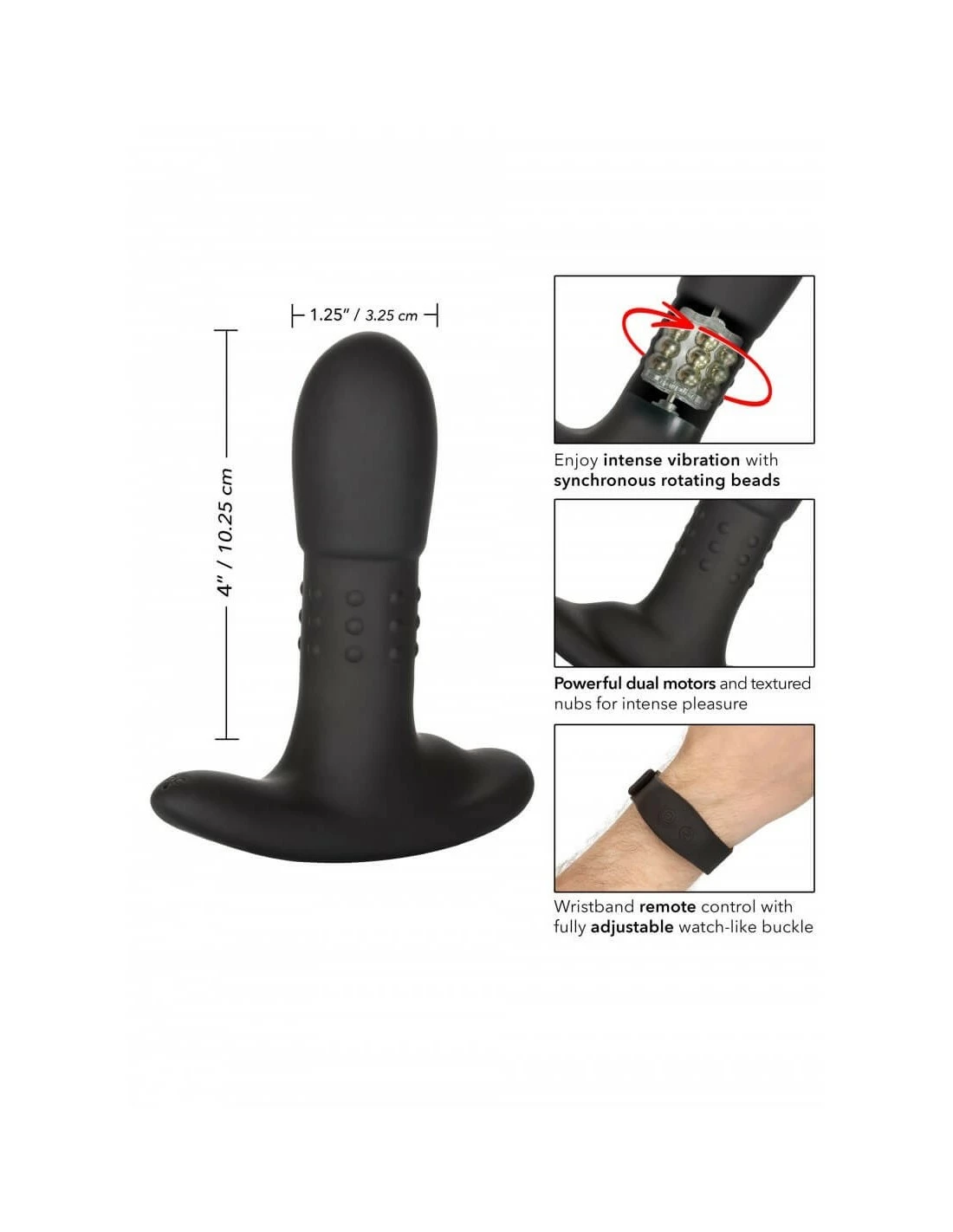 California Exotic Novelties CalExotics Wristband Remote Beaded Probe - Afbeelding 6