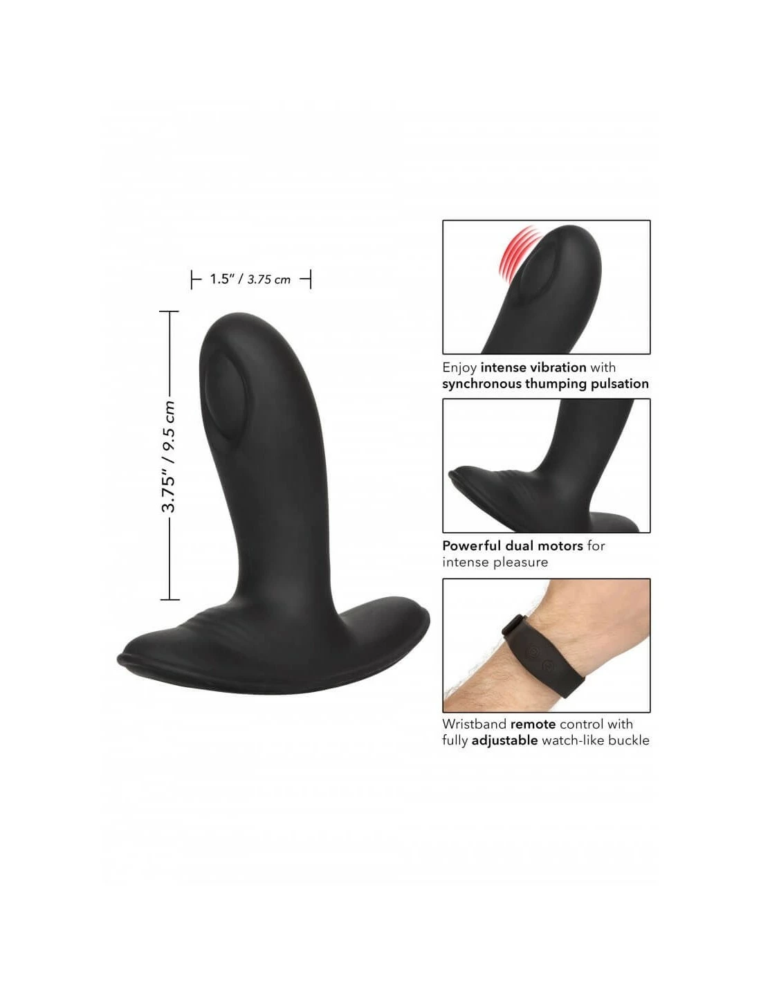 California Exotic Novelties CalExotics Wristband Remote Pulsing Probe - Afbeelding 6