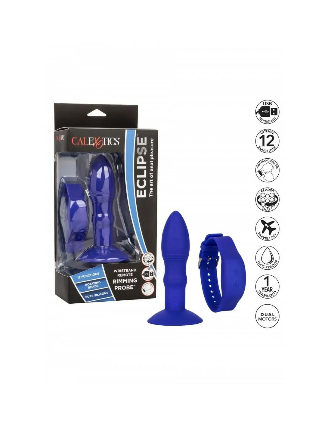 California Exotic Novelties CalExotics Wristband Remote Rimming Probe - Afbeelding 6