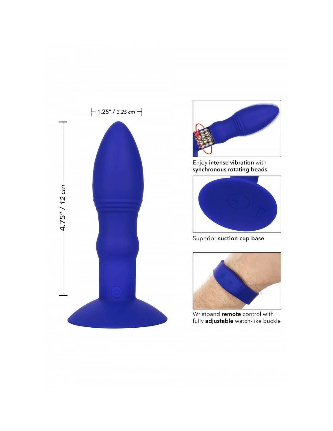 California Exotic Novelties CalExotics Wristband Remote Rimming Probe - Afbeelding 8