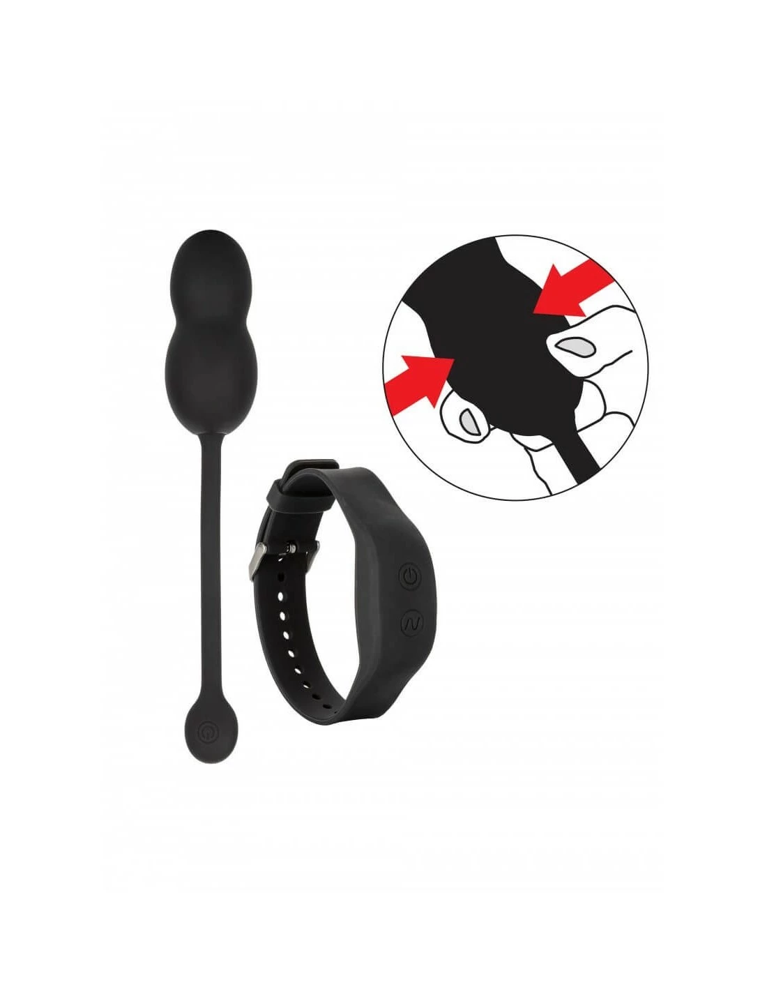 California Exotic Novelties CalExotics Wristband Remote Soft Kegel - Afbeelding 7