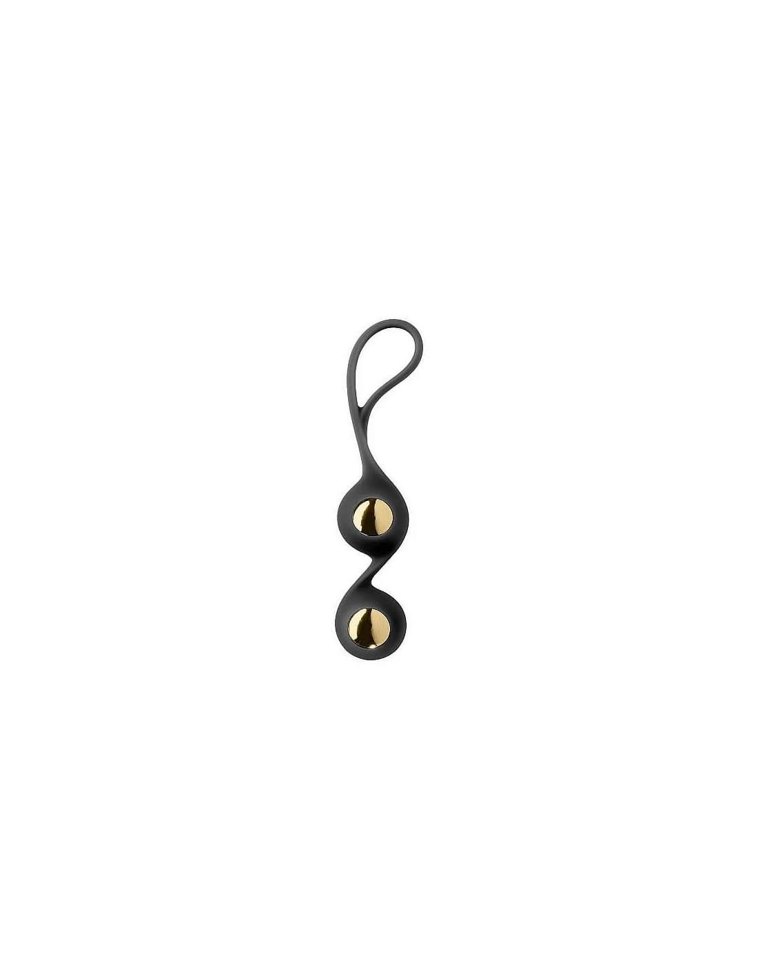 Cloud 9 Duo Kegel Balls With Sleeve Black & Gold - Afbeelding 2
