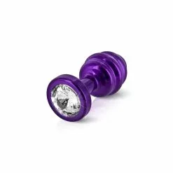 Diogol Anni Buttplug Geribbeld Paars 35 Mm