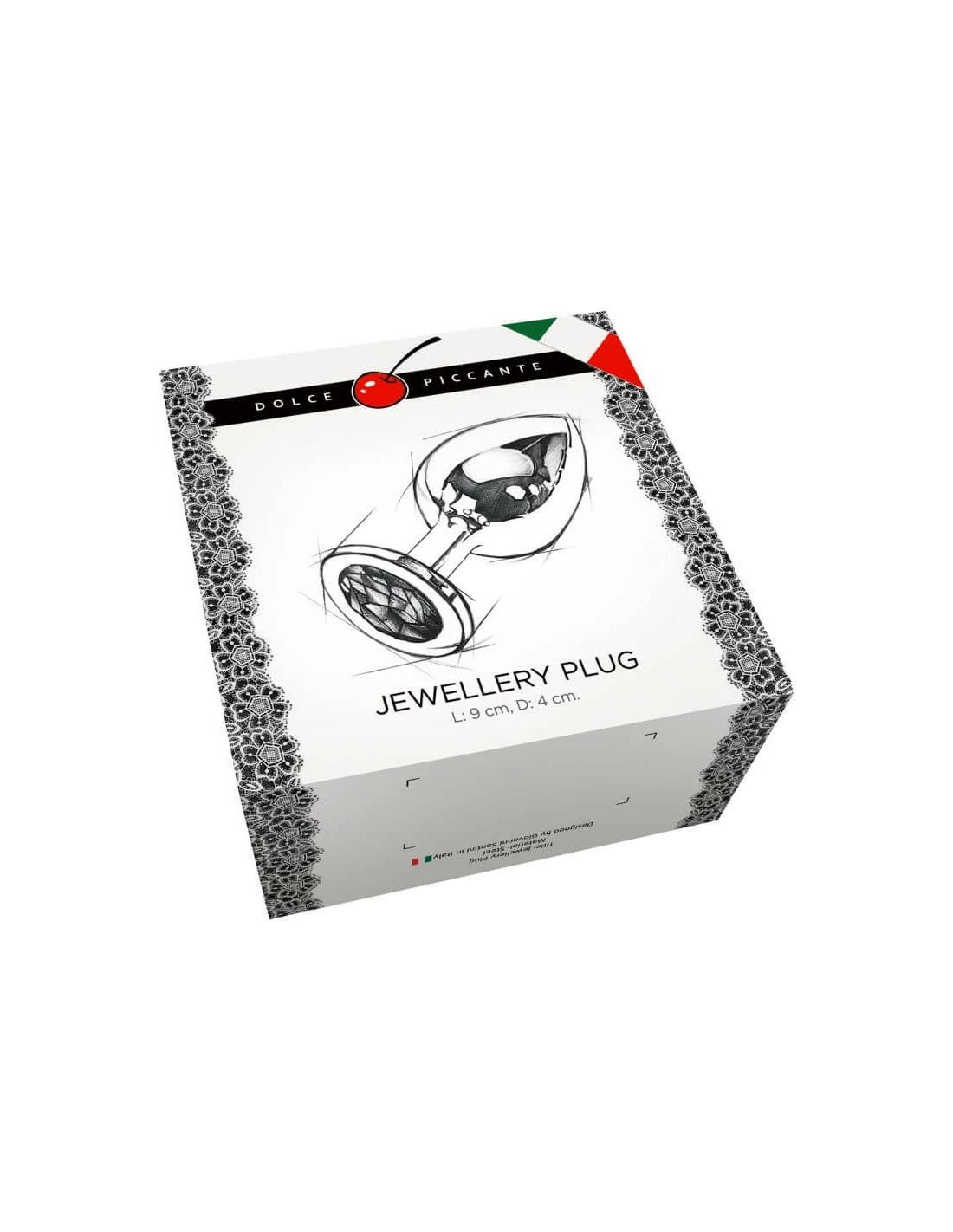 Dolce Piccante Jewellery In Silver Large Pink - Afbeelding 2