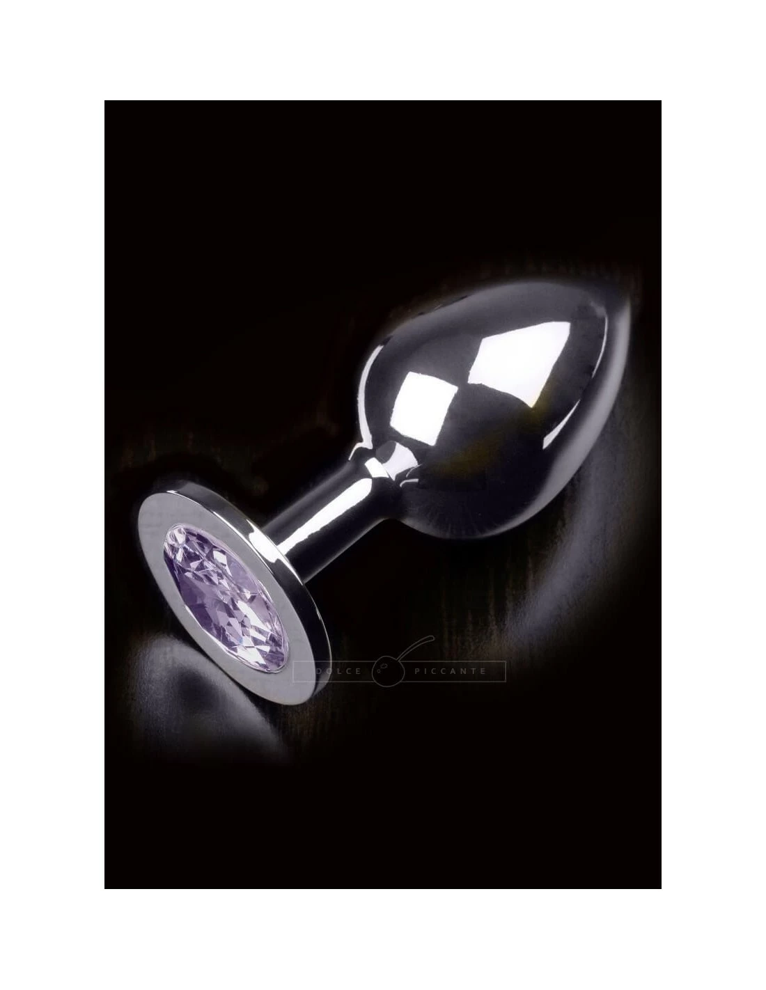 Dolce Piccante Jewellery In Silver Large Purple