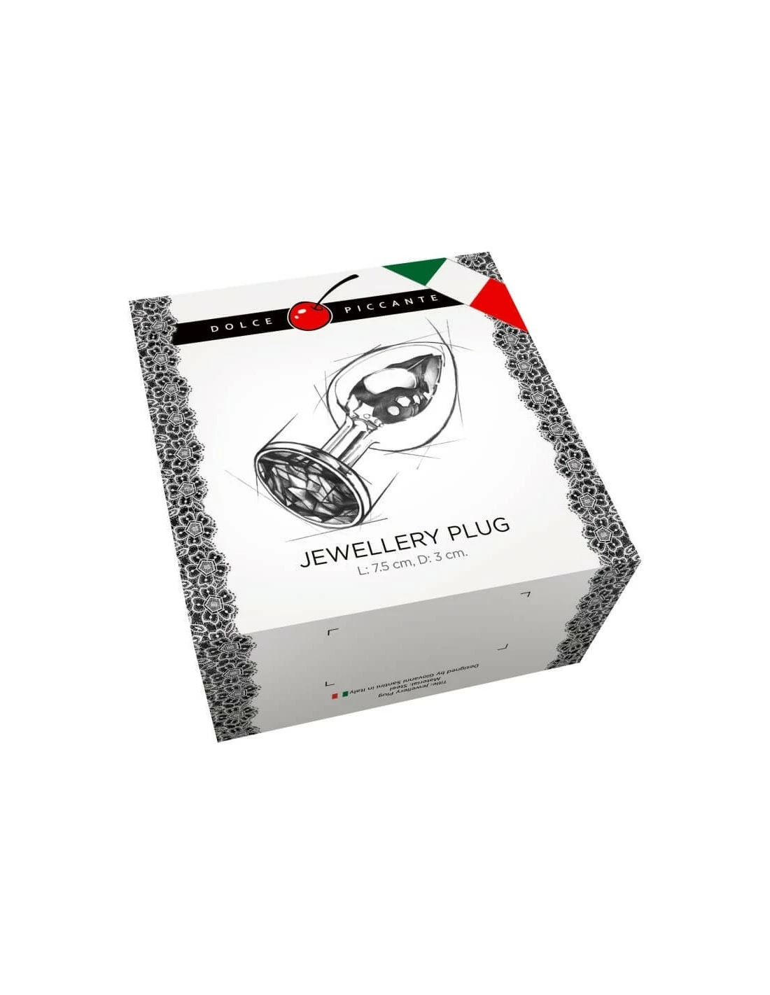 Dolce Piccante Jewellery In Silver Small Blue - Afbeelding 2