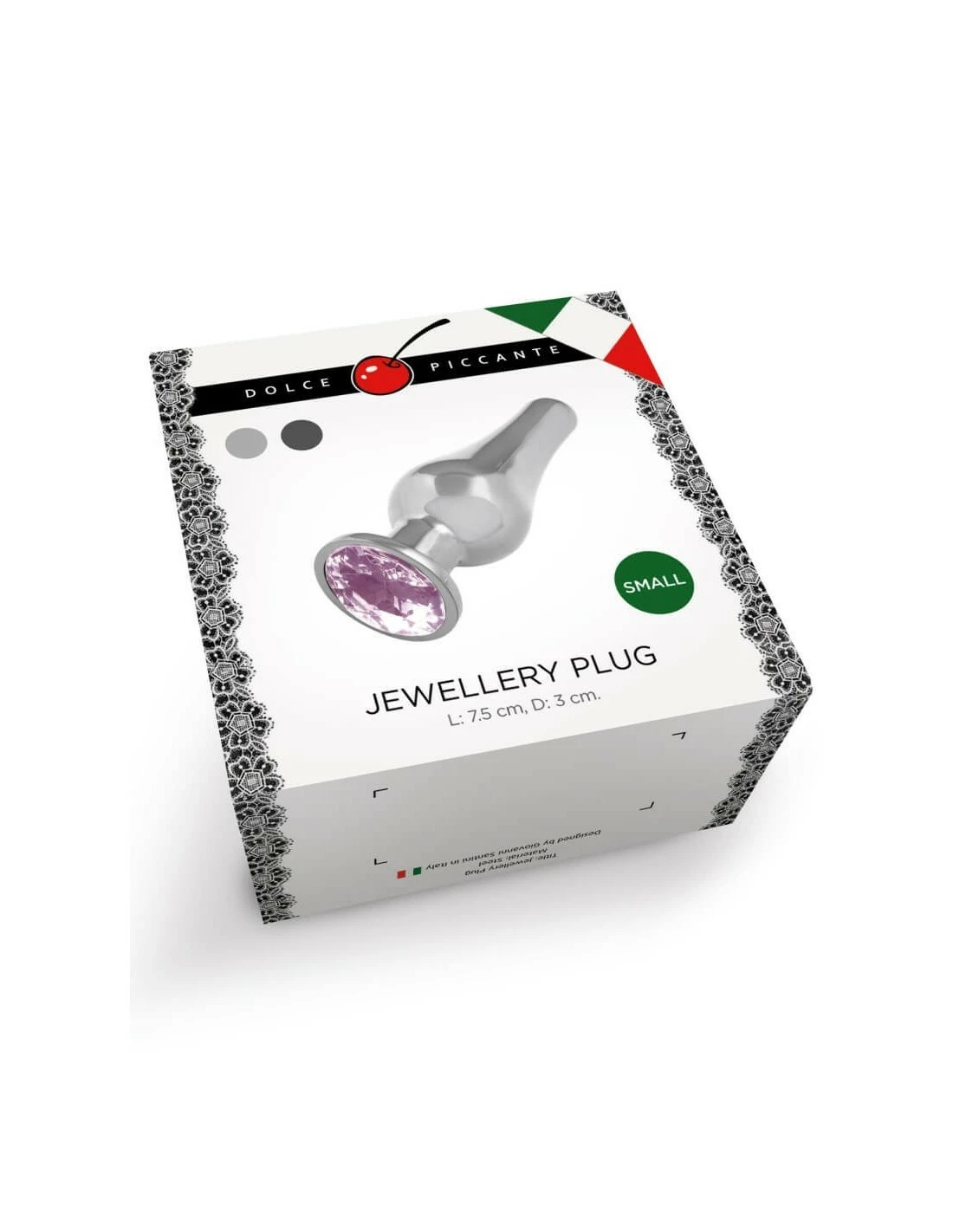 Dolce Piccante Jewellery Silver Style Small Pink - Afbeelding 2