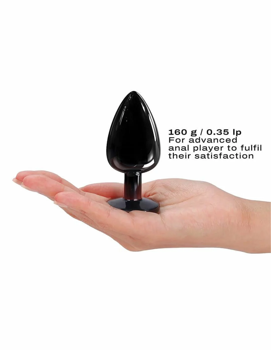 Dorcel Diamond Plug Size L Buttplug Black - Afbeelding 4