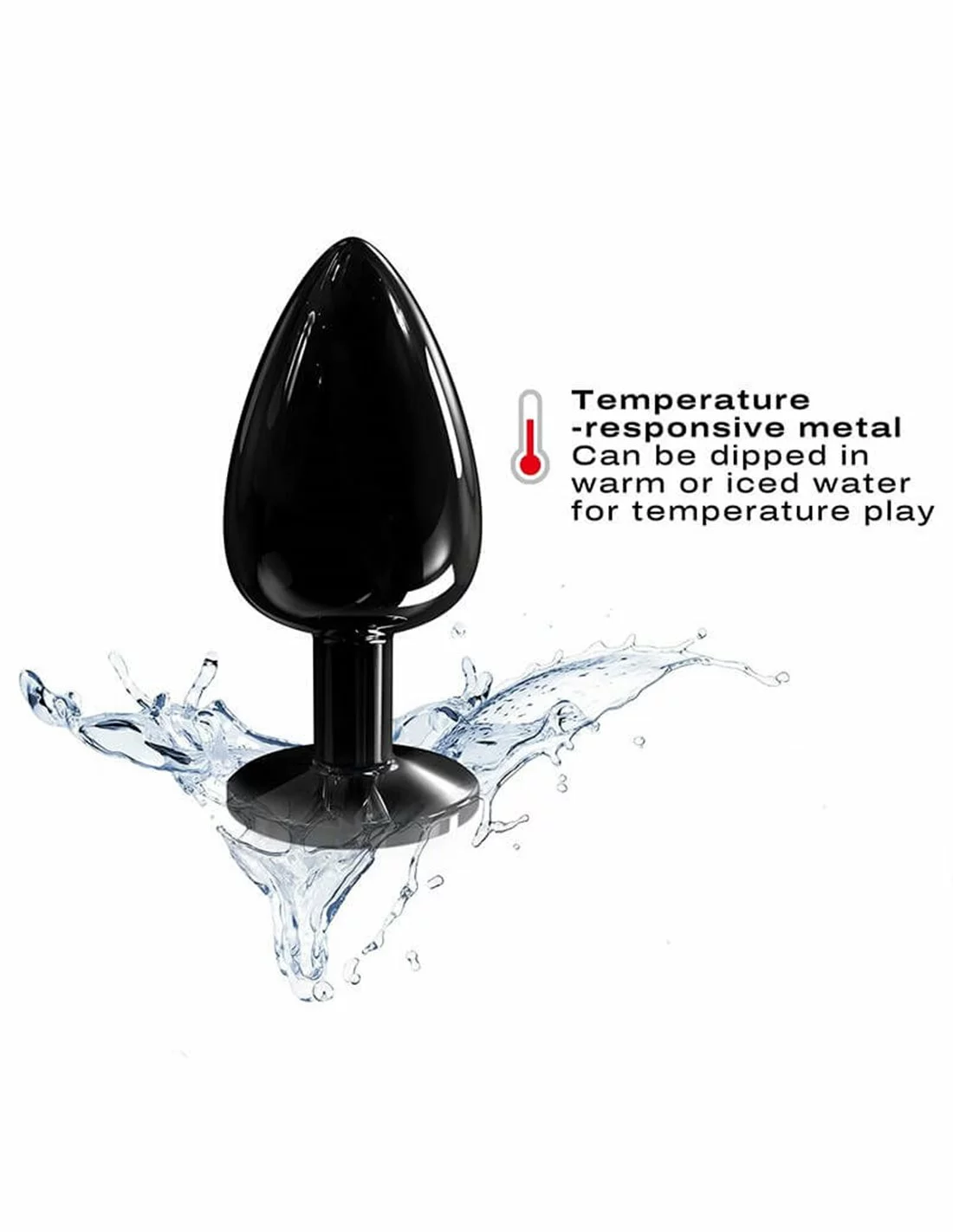 Dorcel Diamond Plug Size L Buttplug Black - Afbeelding 6