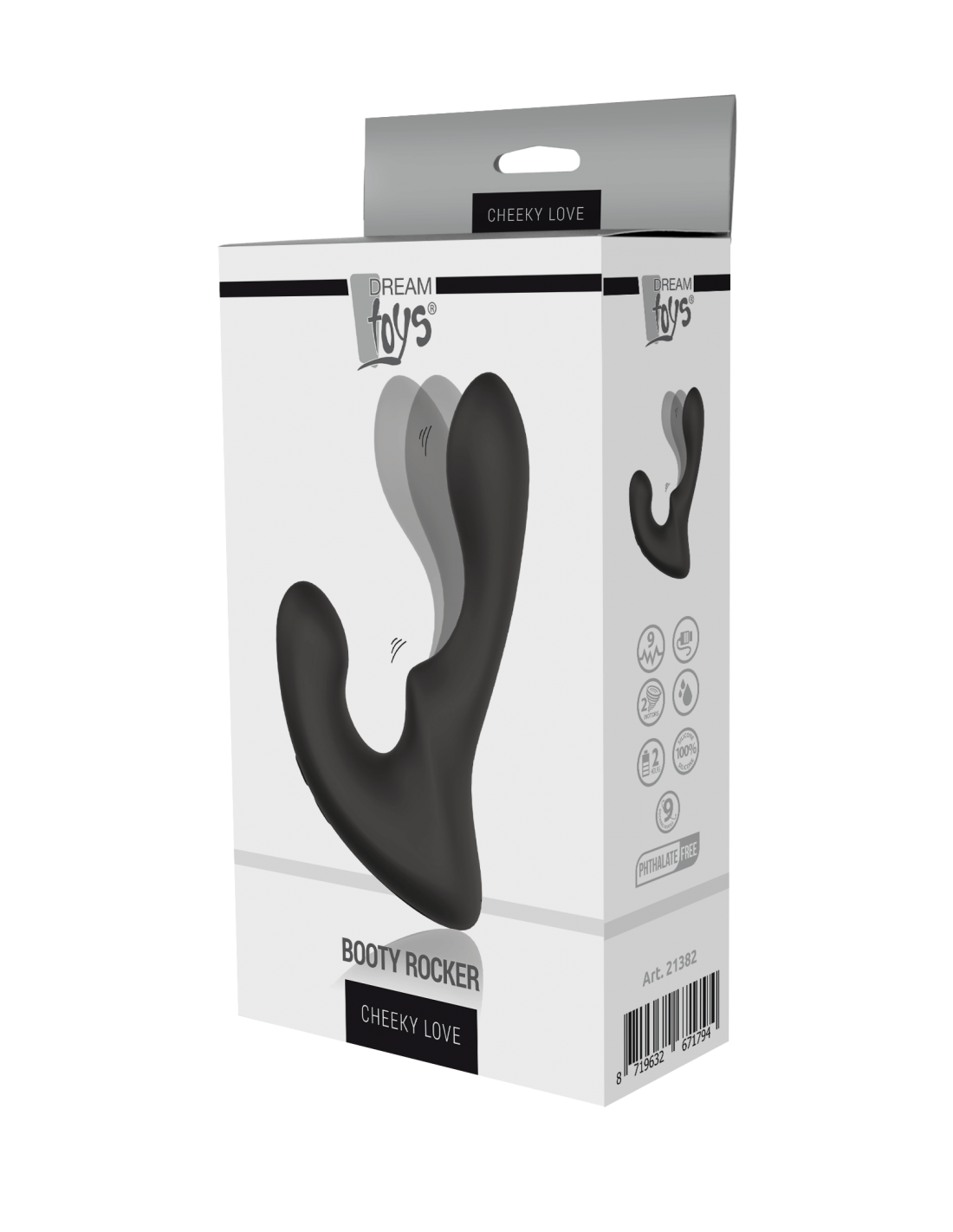 DreamToys Cheeky Love Booty Rocker Black - Afbeelding 4