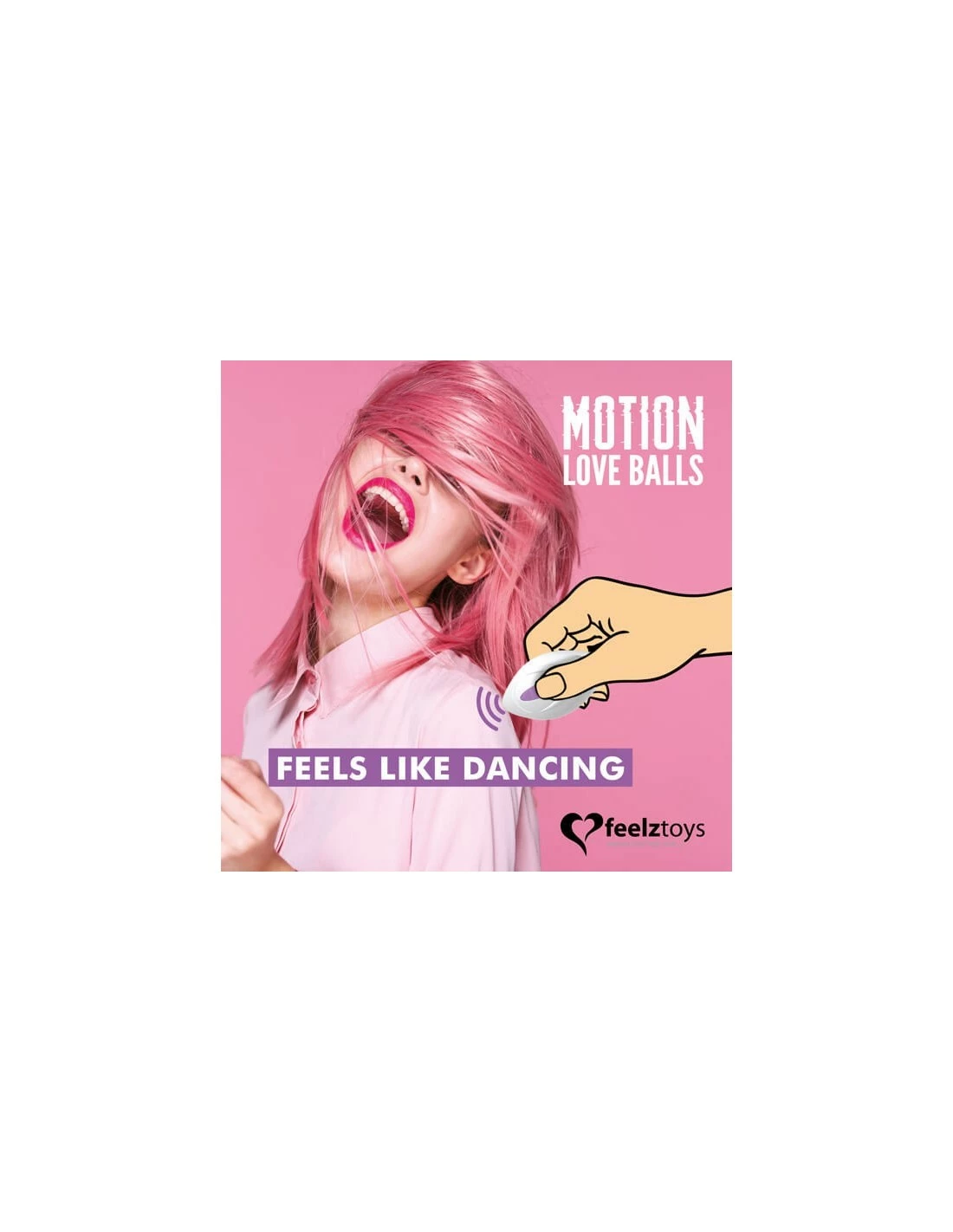 Feelztoys Remote Controlled Motion Love Balls Foxy - Afbeelding 5