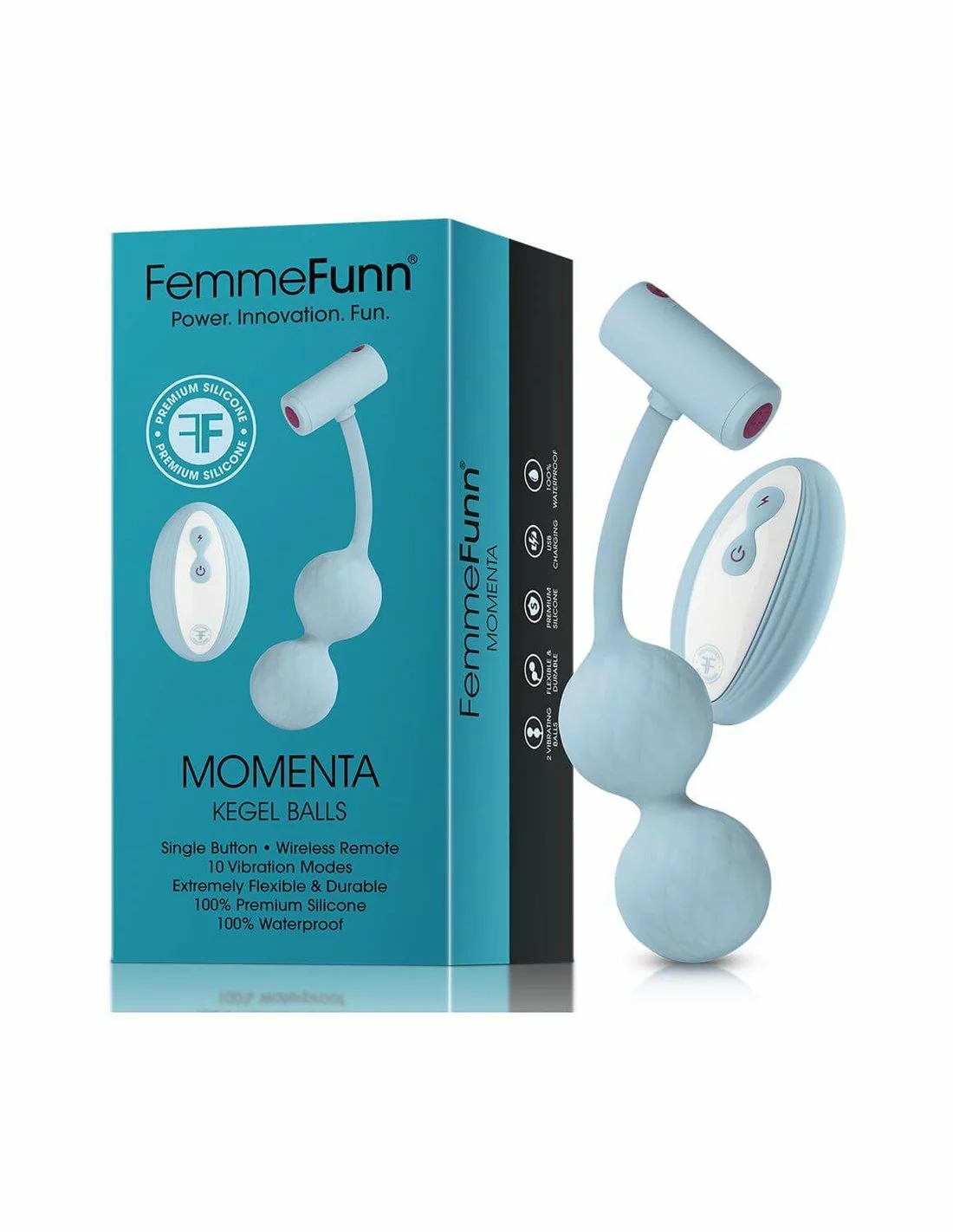 FemmeFunn Femmefun Momenta Kegel Balls Light Blue - Afbeelding 8