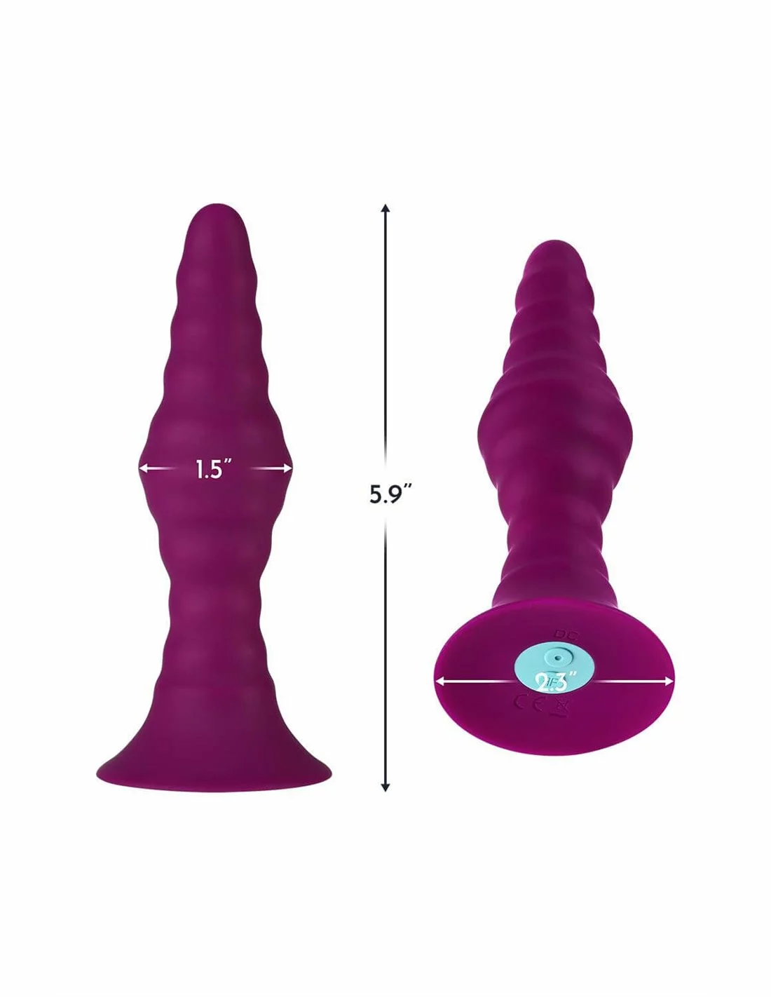 FemmeFunn Pyra Large Dark Fuchsia - Afbeelding 4