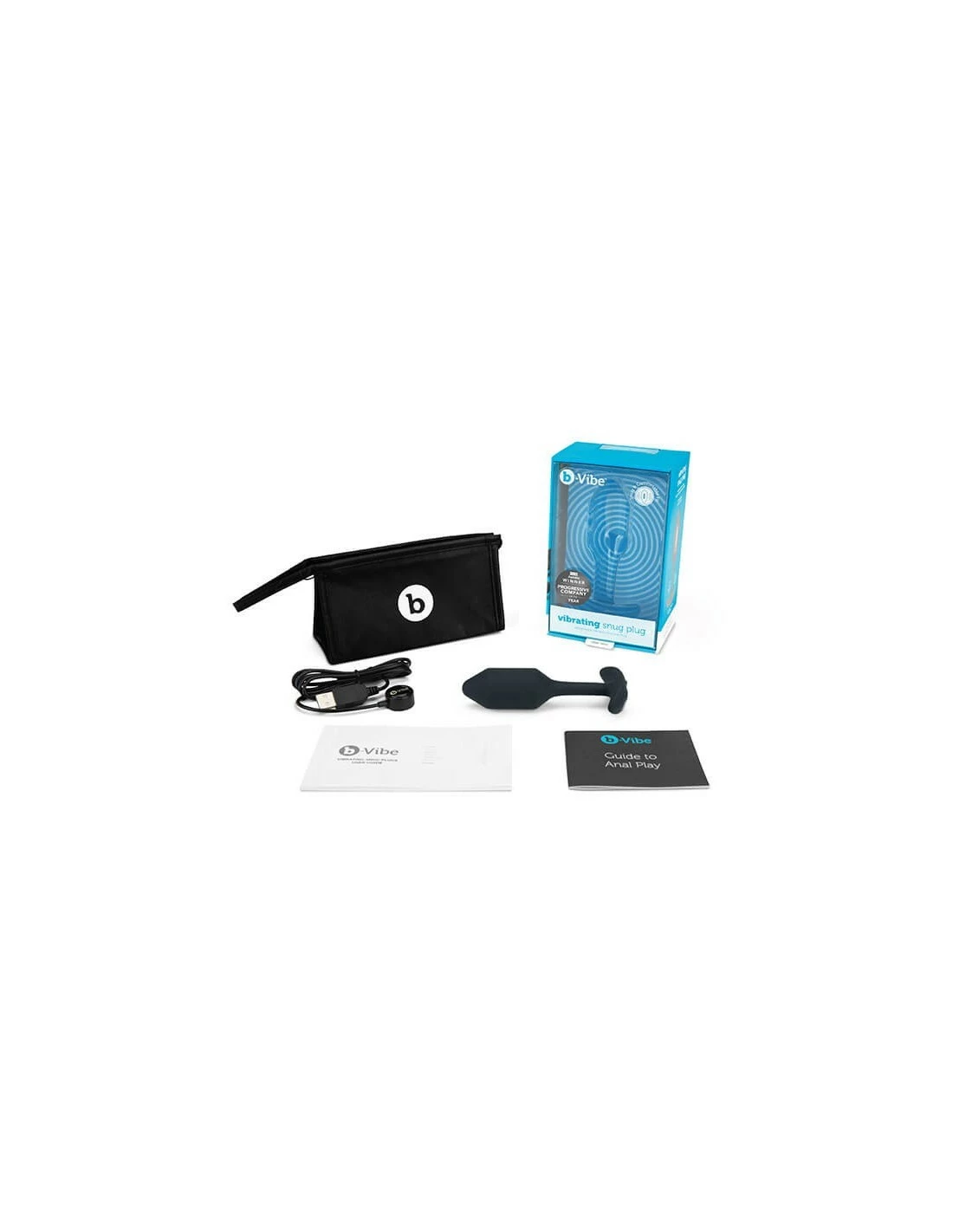 Fun Toys B-vibe Vibrerende Snug Plug M Zwart - Afbeelding 6