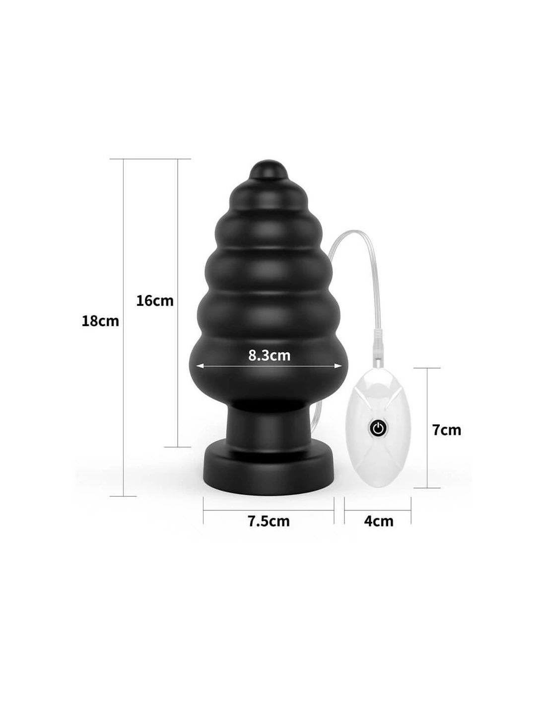 Lovetoy King Size Vibrating Anal Cracker 18 Cm - Afbeelding 7