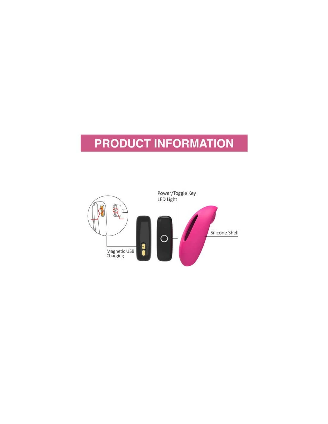 Magic Motion Candy Smart Wearable Vibe - Afbeelding 4