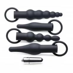 Master Series 4 Delige Anaal Plug Set Met Bullet Vibrator