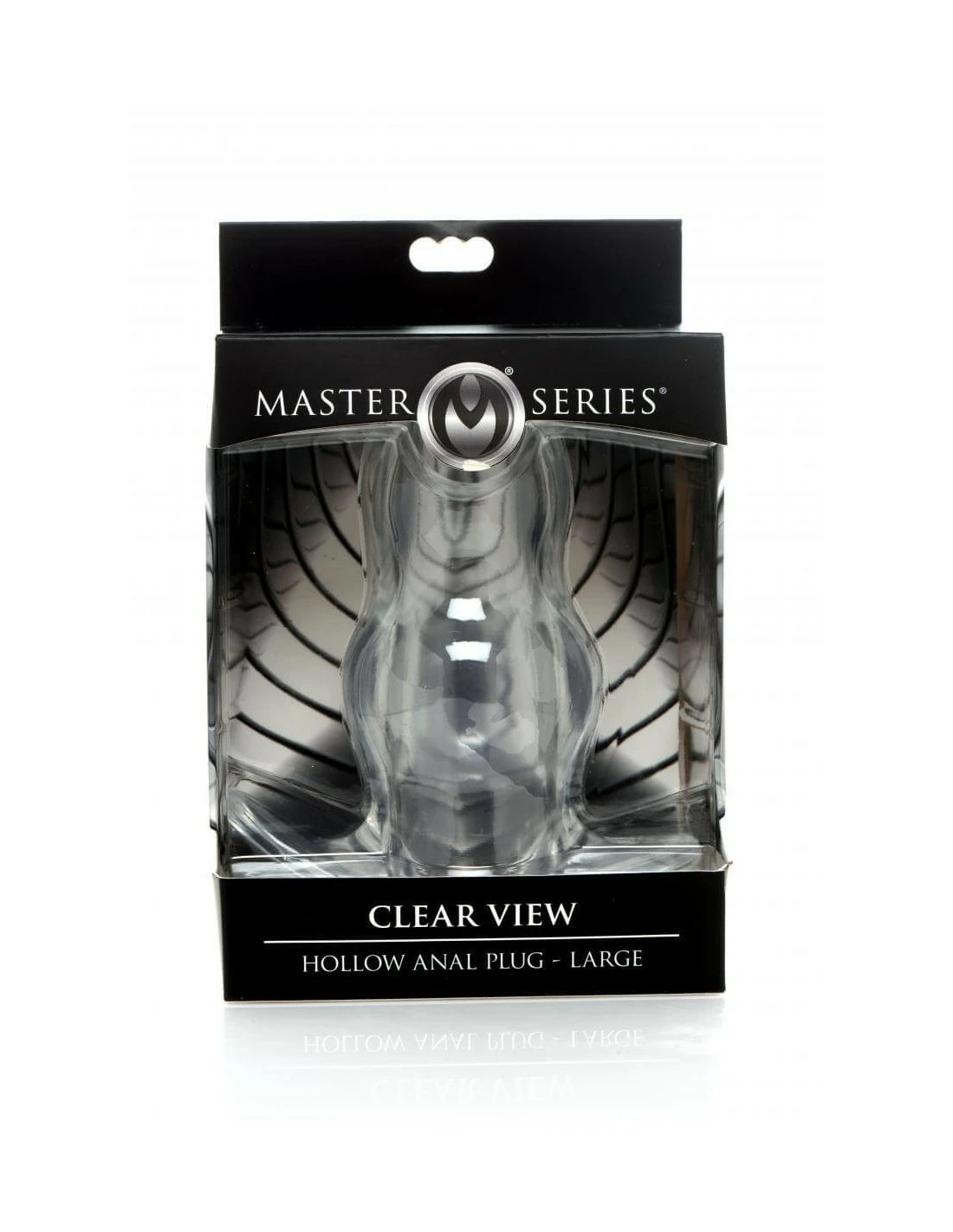 Master Series Clear View Holle Anaalplug Large - Afbeelding 5