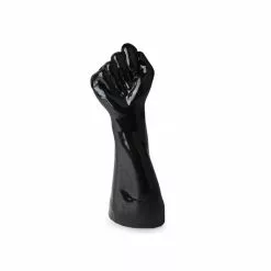 Master Series Rechtopstaande Vuist Uit Zwart PVC