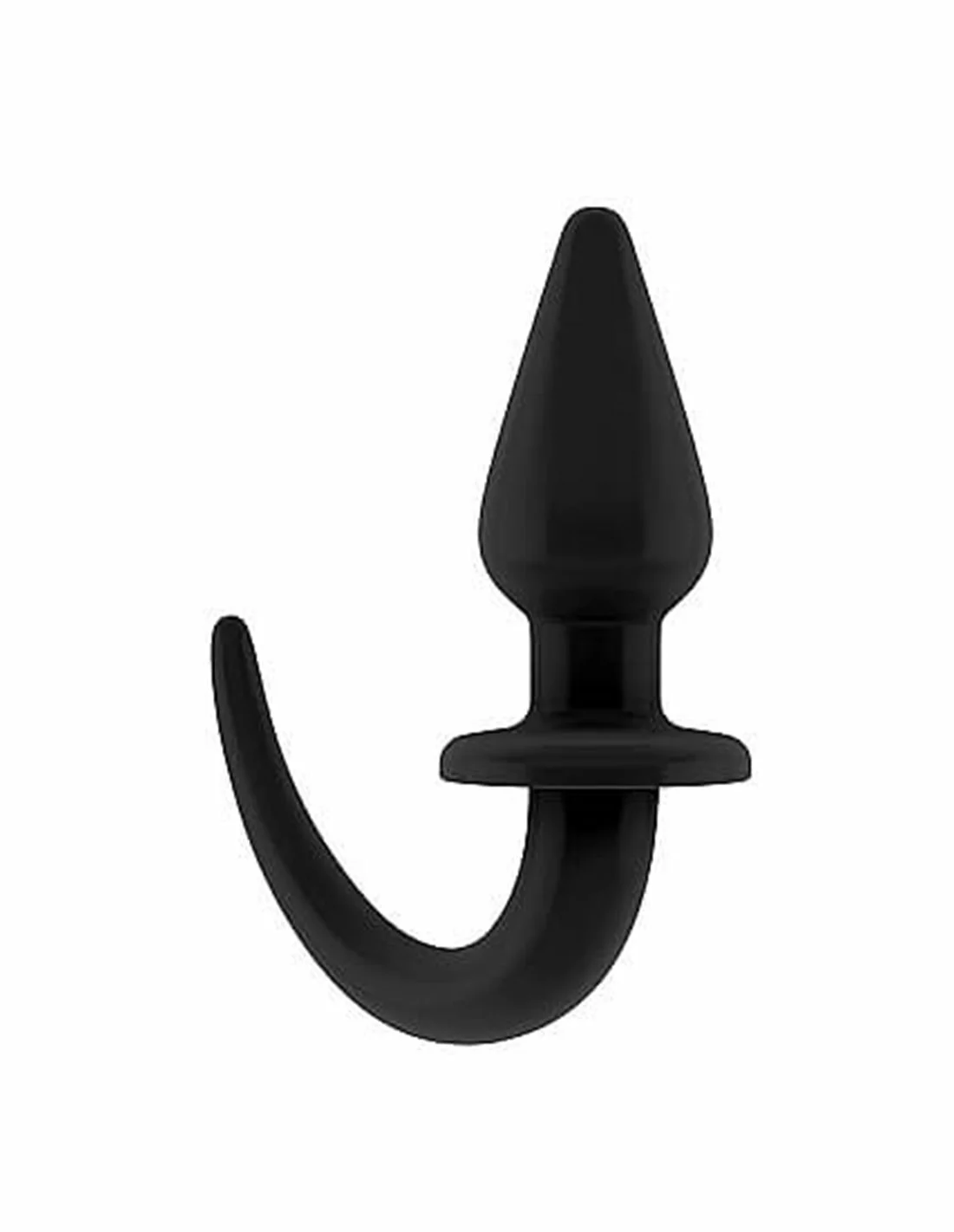 Ouch! Ouch Puppy Play Flexible Rubber Butt Plug Black