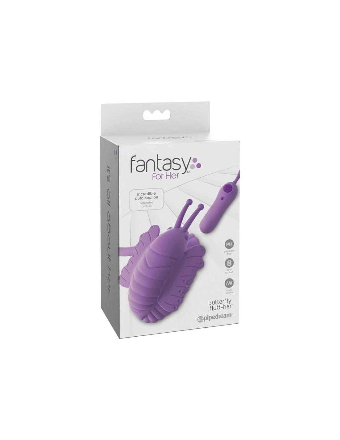 Pipedream Fantasy For Her Butterfly Flutt-Her Purple - Afbeelding 6