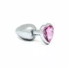Rimba Buttplug Klein Met Een Roze Kristallen Hart