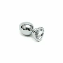 Rimba Buttplug Klein Met Een Wit Kristallen Hart