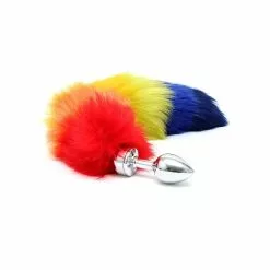 Rimba Buttplug Met Regenboog Staart